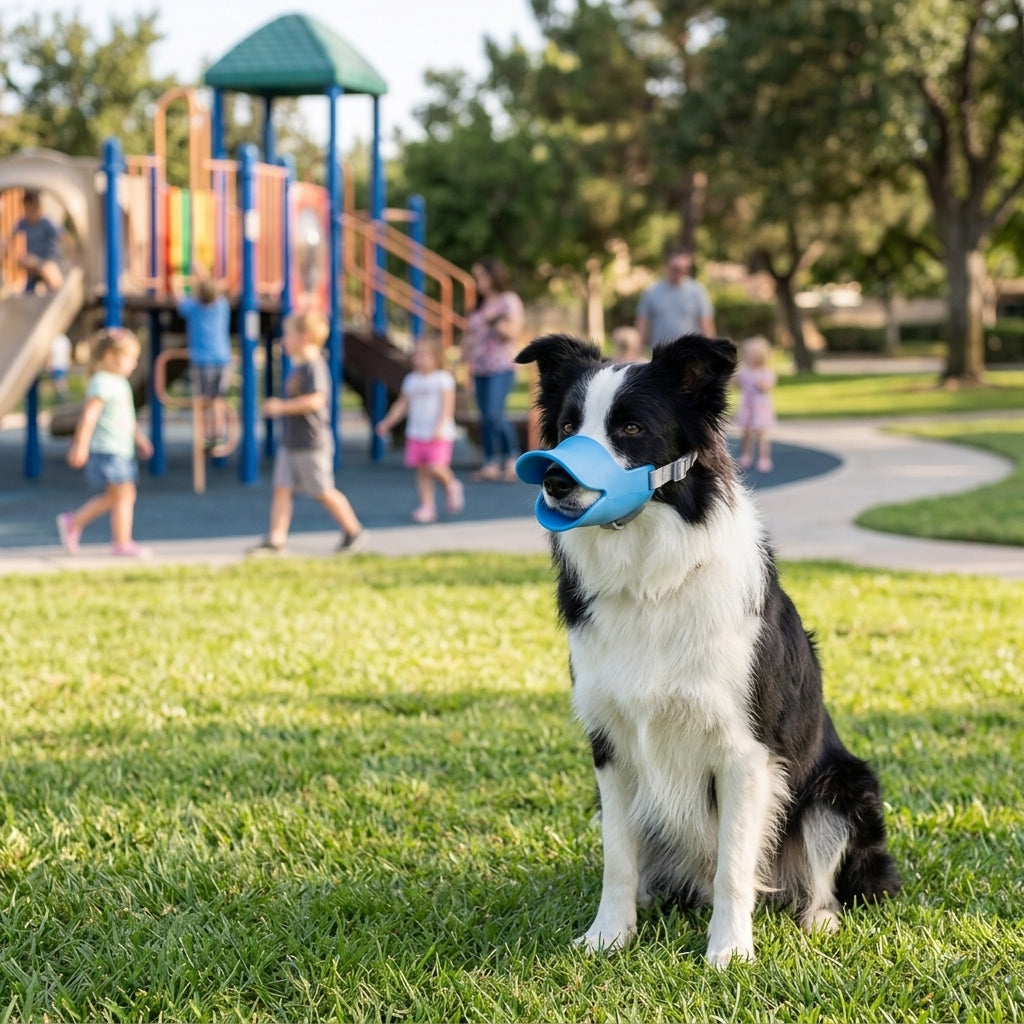 Gentle Duck Bill Silicone Dog Muzzle – Anti-Biting & Barking